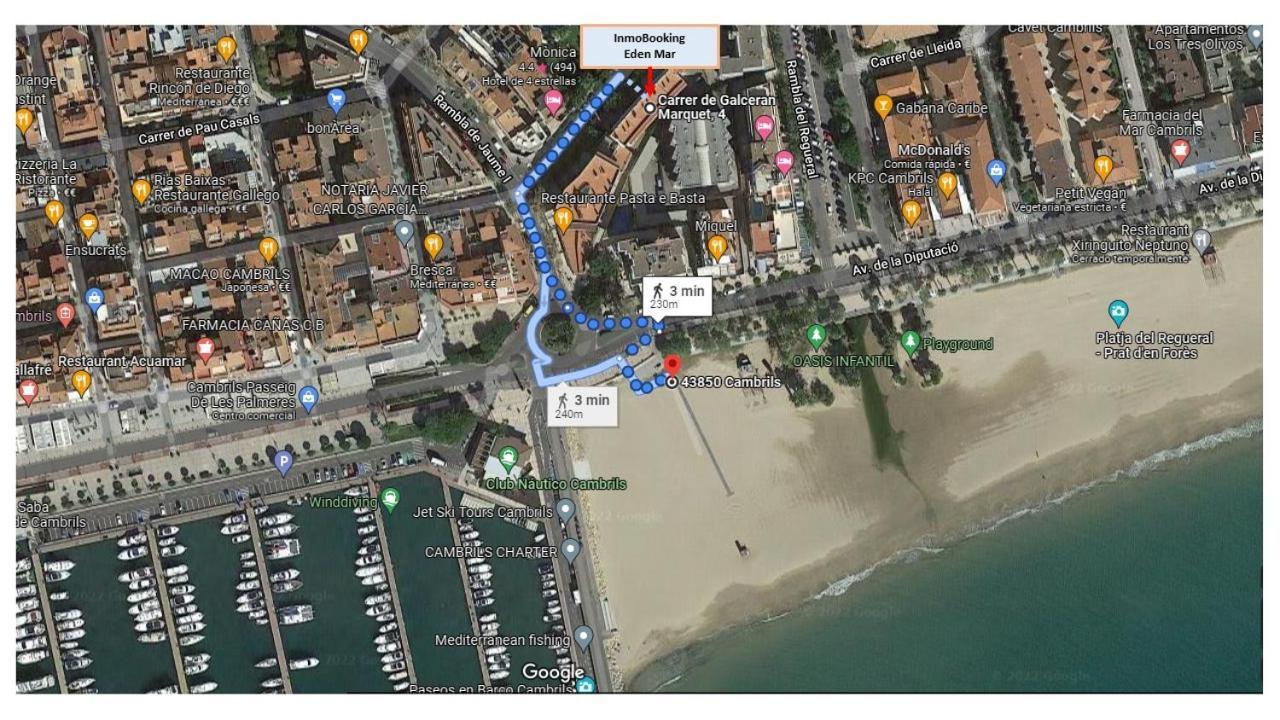 Apartamento Eden Mar cambrils,climatizado, parking , wifi y playa Exterior foto